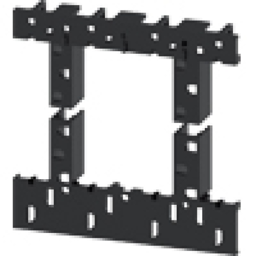 Cable cage for plugin and withdrawable unit accessory for circuit breaker