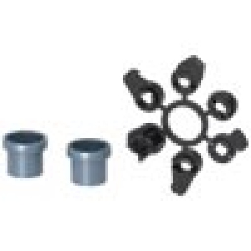 Cylinder lock adapter accessory for rotary operator