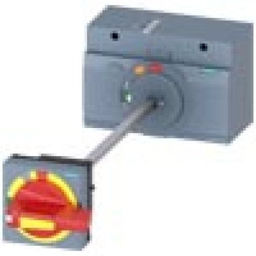 Doorcoupling rotary operating mechanism EMERGENCY OFF IEC IP65 with door in