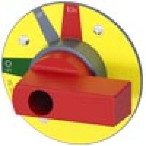 Supplementary handle for door mounted rotary operator EMERGENCY OFF accesso