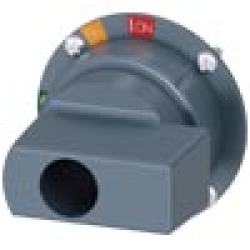 Supplementary handle for door mounted rotary operator standard accessory fo
