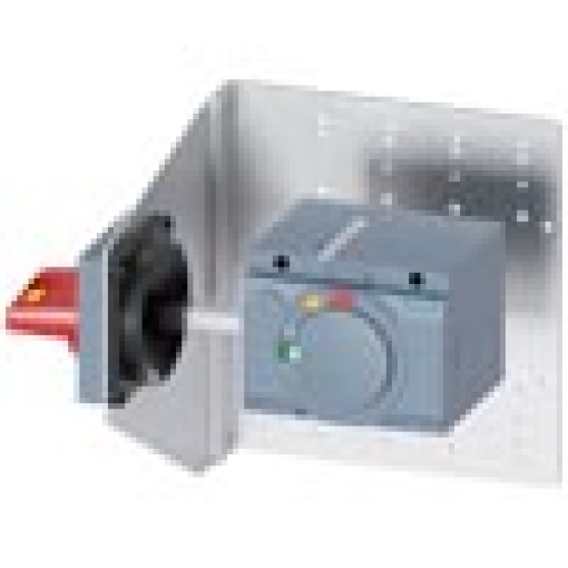 Side wall mounted rotary operator emergency off IEC IP65 with mounting brac