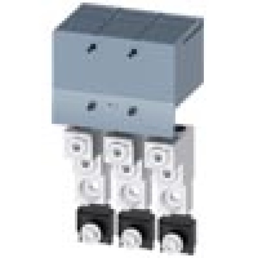Circular conductor terminal 2 cables with control wire voltage tap 3 units