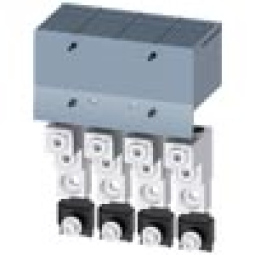 Circular conductor terminal 2 cables with control wire voltage tap 4 units