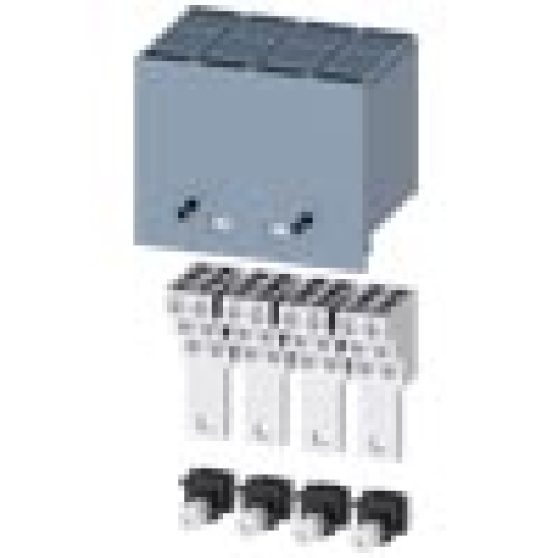 Circular conductor terminal 6 cables 4 units accessory for 3VA1 100160
