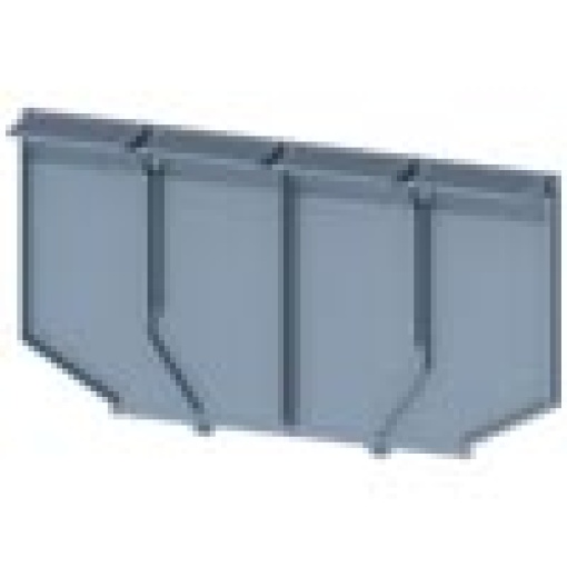 Insulating plate broadened, 4-pole, 1 unit, accessory for 3VA1 400630 3VA2