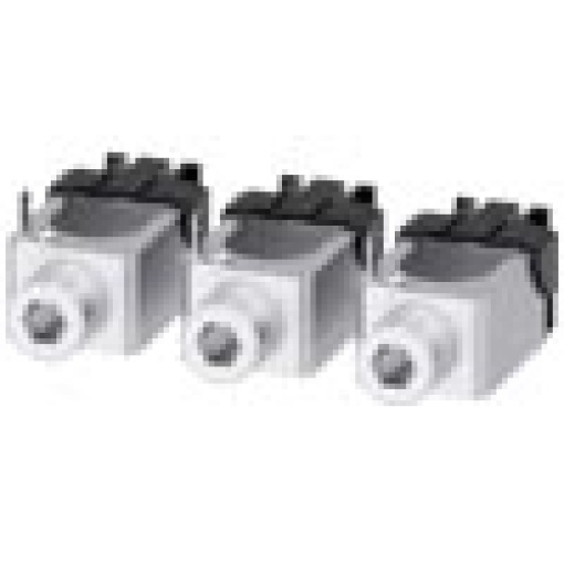 Circular conductor terminal with control wire voltage tap 3 units accessory