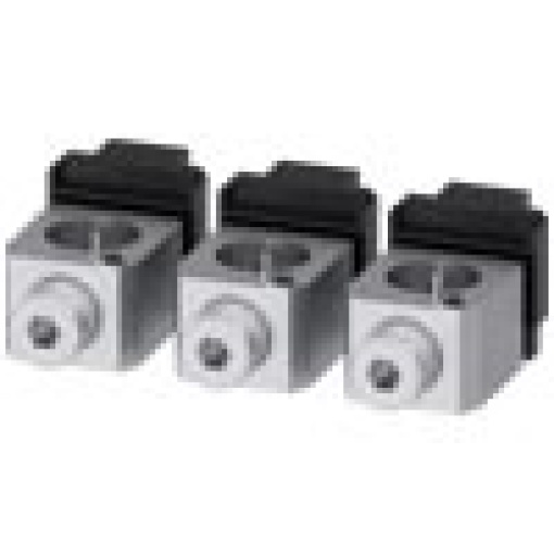 Circular conductor terminal with control wire voltage tap 3 units accessory