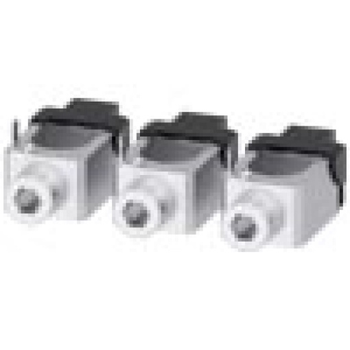 Circular conductor terminal with control wire voltage tap 3 units accessory