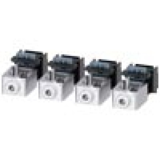 Circular conductor terminal with control wire voltage tap 4 units for 3VA5 125
