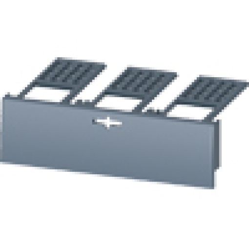 Terminal cover for plugin and withdrawable socket accessory for circuit br