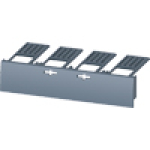 Terminal cover for plugin and withdrawable socket accessory for circuit br