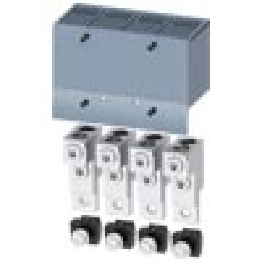 Circular conductor terminal 2 cables with control wire voltage tap 4 units