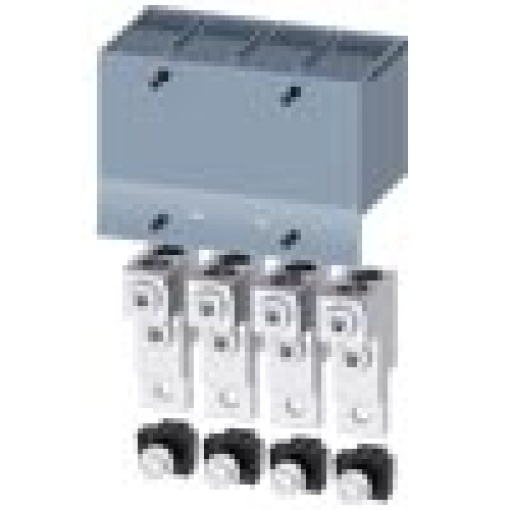 Circular conductor terminal 2 cables with control wire voltage tap 4 units