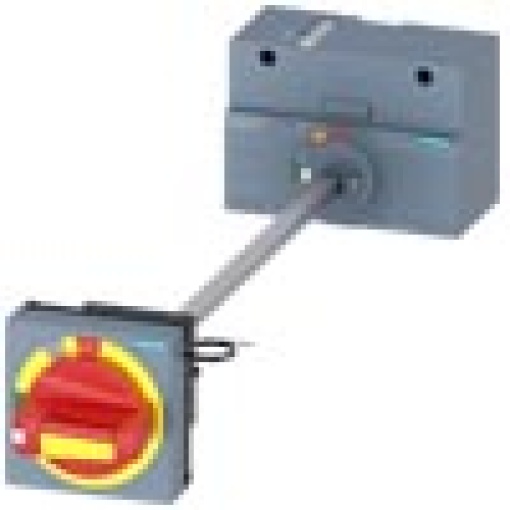 Doorcoupling rotary operating mechanism EMERGENCY OFF IEC IP65 with door in