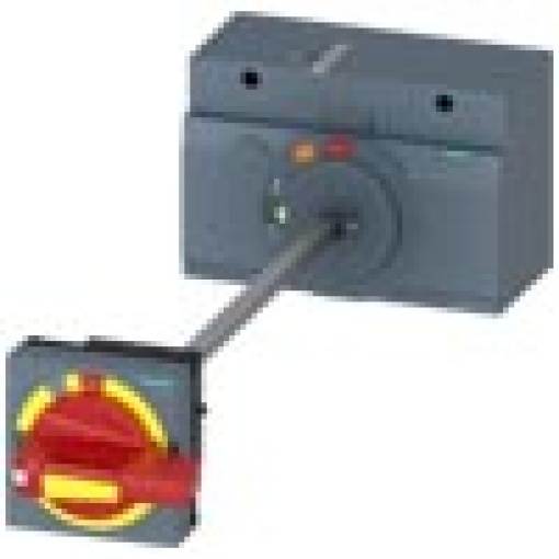Door mounted rotary operator EMERG OFF IEC IP65 with door interlocking for 3
