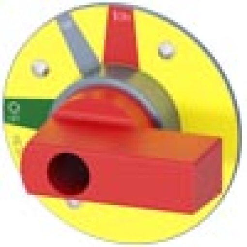 Supplementary handle for door mounted rotary operator EMERG STOP for 3VA6 15