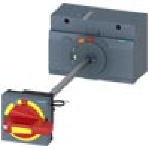 Door mounted rotary operator EMERG OFF IEC IP65 with door interlocking for 3