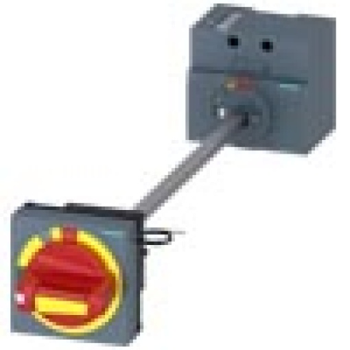 Door mounted rotary operator EMERG OFF IEC IP65 with door interlocking for 3