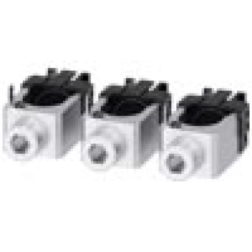 Circular conductor terminal with control wire voltage tap 3 units for 3VA5 250