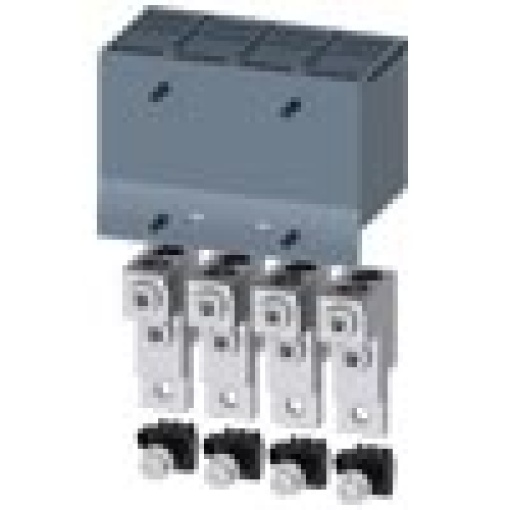 Circular conductor terminal 2 cables control wire voltage tap 4 units for