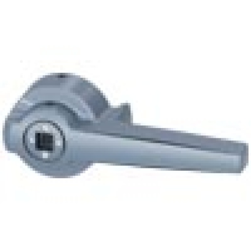 Supplementary handle for door mounted rotary operator standard accessory fo
