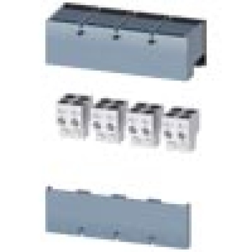 Circular conductor terminal 4 cables with control wire voltage tap 4 units