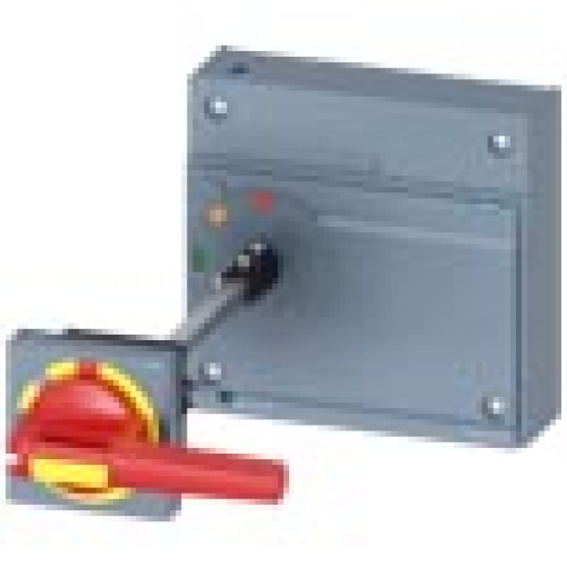 Doorcoupling rotary operating mechanism EMERGENCY OFF IEC IP65 with door in