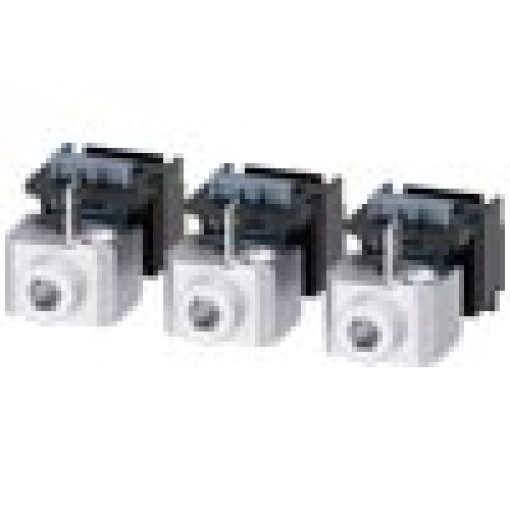 Circular conductor terminal Cu with control wire voltage tap 3 units acces