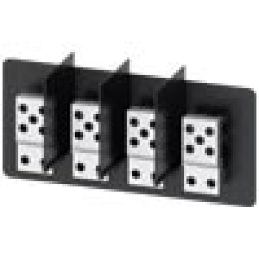 Front broadened main terminal pieces for mounting on front terminal