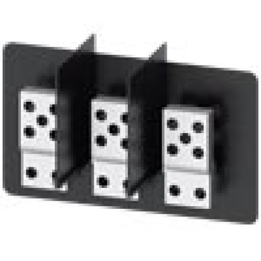 Front broadened main terminal pieces for mounting on front terminal