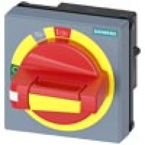 Handle with masking plate EMERGENCY STOP with tolerance compensation accesso