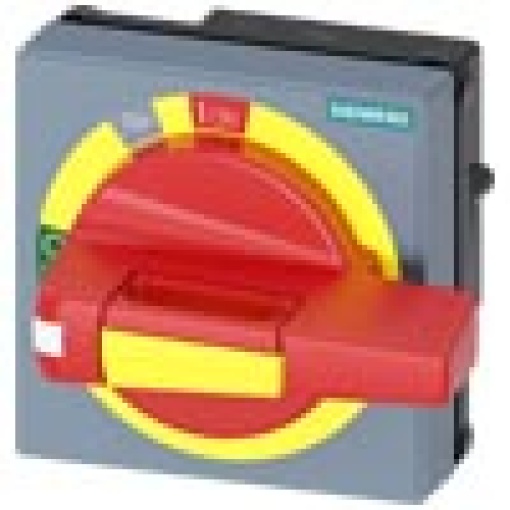 Handle with masking plate EMERGENCY STOP with tolerance compensation accesso