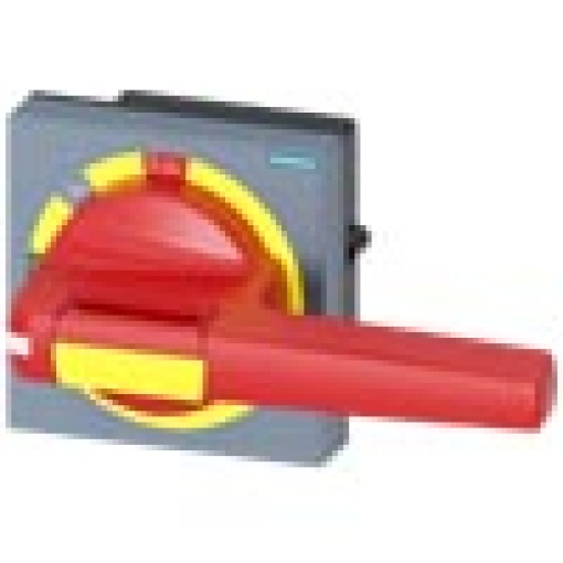 Handle with masking plate EMERGENCY STOP with tolerance compensation accesso
