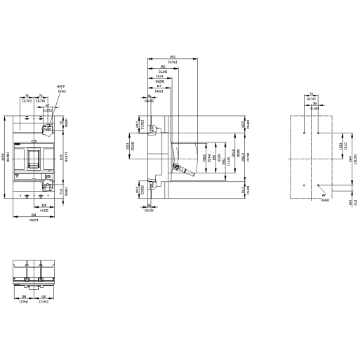 Circuit breaker 3VA5 UL frame 800 breaking capacity class C 100 kA  480 V 2
