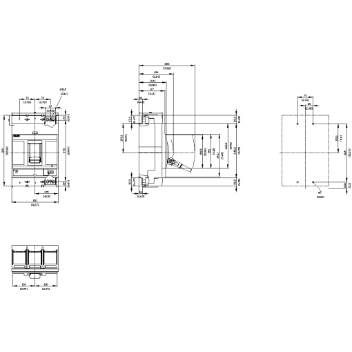 Circuit breaker 3VA5 UL frame 800 breaking capacity class C 100 kA  480 V 3
