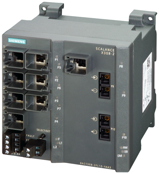 SIPLUS NET SCALANCE X3082 based on 6GK53082FL102AA3 with conformal coating