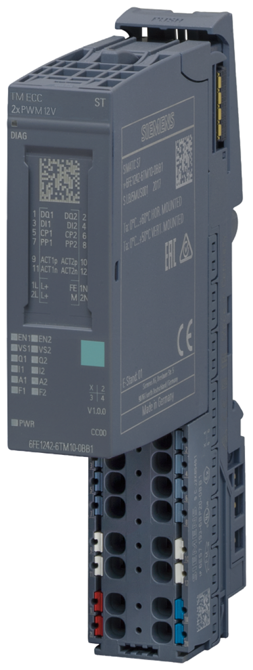 SIMATIC ET 200SP ECC 2x PWM ST Technology module of the ET 200SP product fami