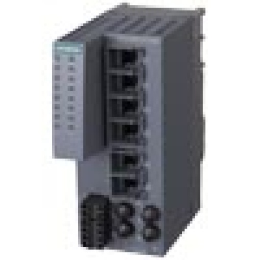 SIPLUS NET SCALANCE XC1062 unmanaged switch 6x RJ45 2x MM STBFOC