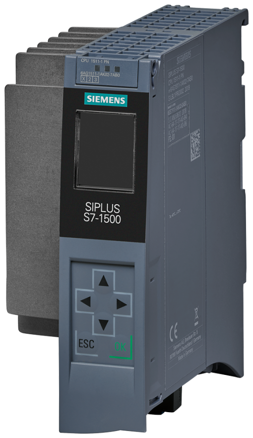 SIPLUS S71500 CPU 15111 PN 40  70 C with conformal coating based on 6