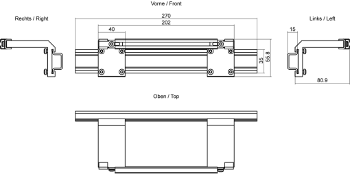 SIPLUS ET 200SP Mounting set