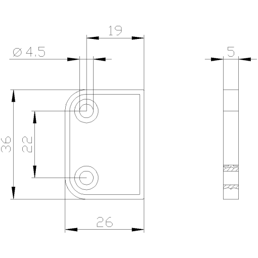Spacer for magnetic switch 3SE663CA0