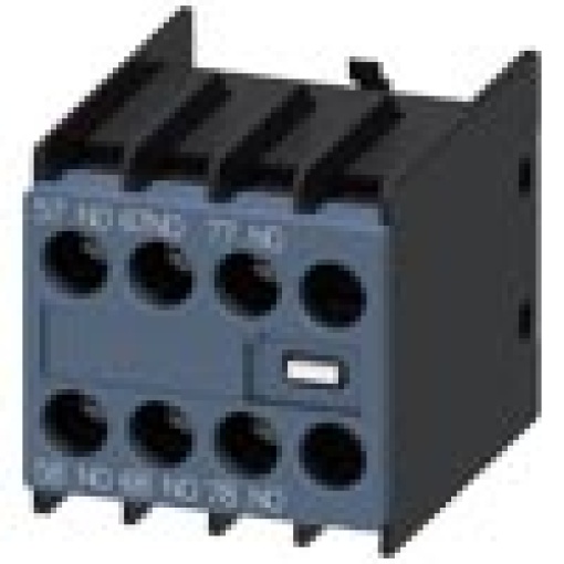 Auxiliary switch 30U front 3 NO leading for 3RH2 and 3RT2 screw terminals