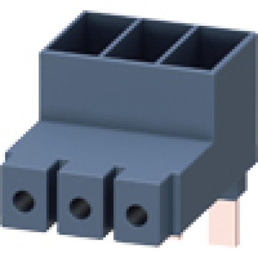 3phase supply terminal for 3phase busbars for selfprotection combination M