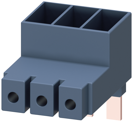 3phase supply terminal for 3phase busbars for selfprotection combination M