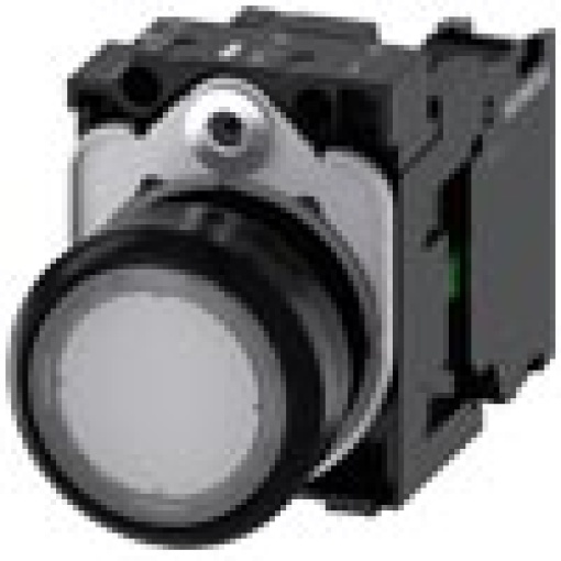 Pushbutton 22 mm round plastic clear pushbutton flat momentary contact