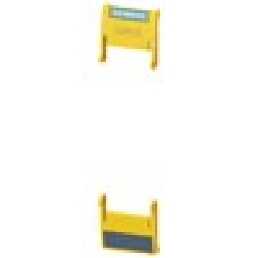Hinged cover 225 mm for SIRIUS devices in industrial DIN rail housing yellow