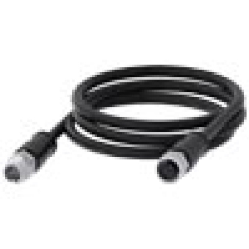 Connecting cable 1 m M12 socket 8pole  M12 connector 8pole