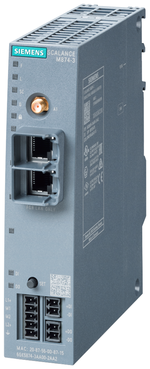 SCALANCE M8743 3G router Ethernetltgt3G HSPA VPN firewall NAT