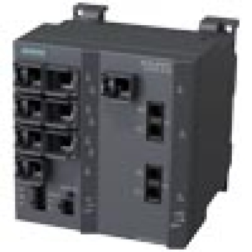 SCALANCE X3082LH managed Layer 2 switch 8x RJ45 2x singlemode SC